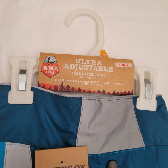 🦮NWT ARCADIA Trail 3-in-1 Multiwear Dog Coat. SIZE Medium - Picture 8 of 17